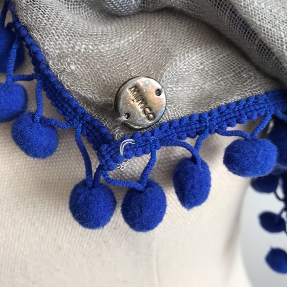 MIMCO Lightweight Pompom Scarf - Picture 5 of 8